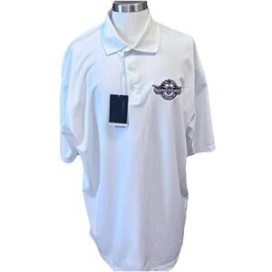 Nike Golf Mens Polo Size XXL Golf Performance Outdoor Polyester Racing Casual